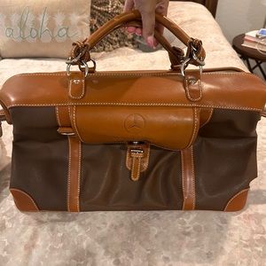 Mulholland Brothers leather travel bag